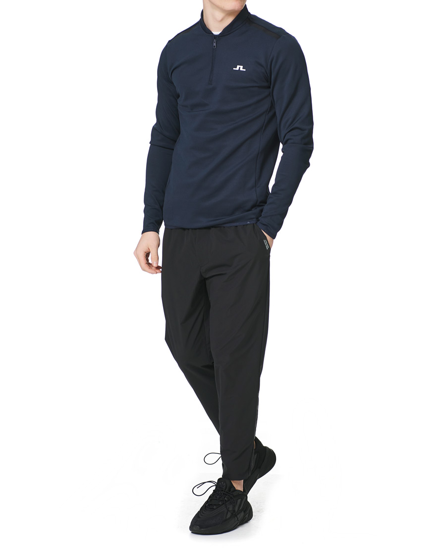 Men | Sweaters & Knitwear | J.Lindeberg | Tech Bridge Golf Mid Layer JL Navy