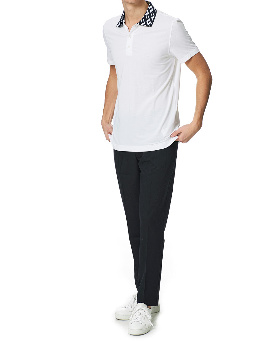 Men | Polo Shirts | J.Lindeberg | Karter Regular Fit Golf Polo White