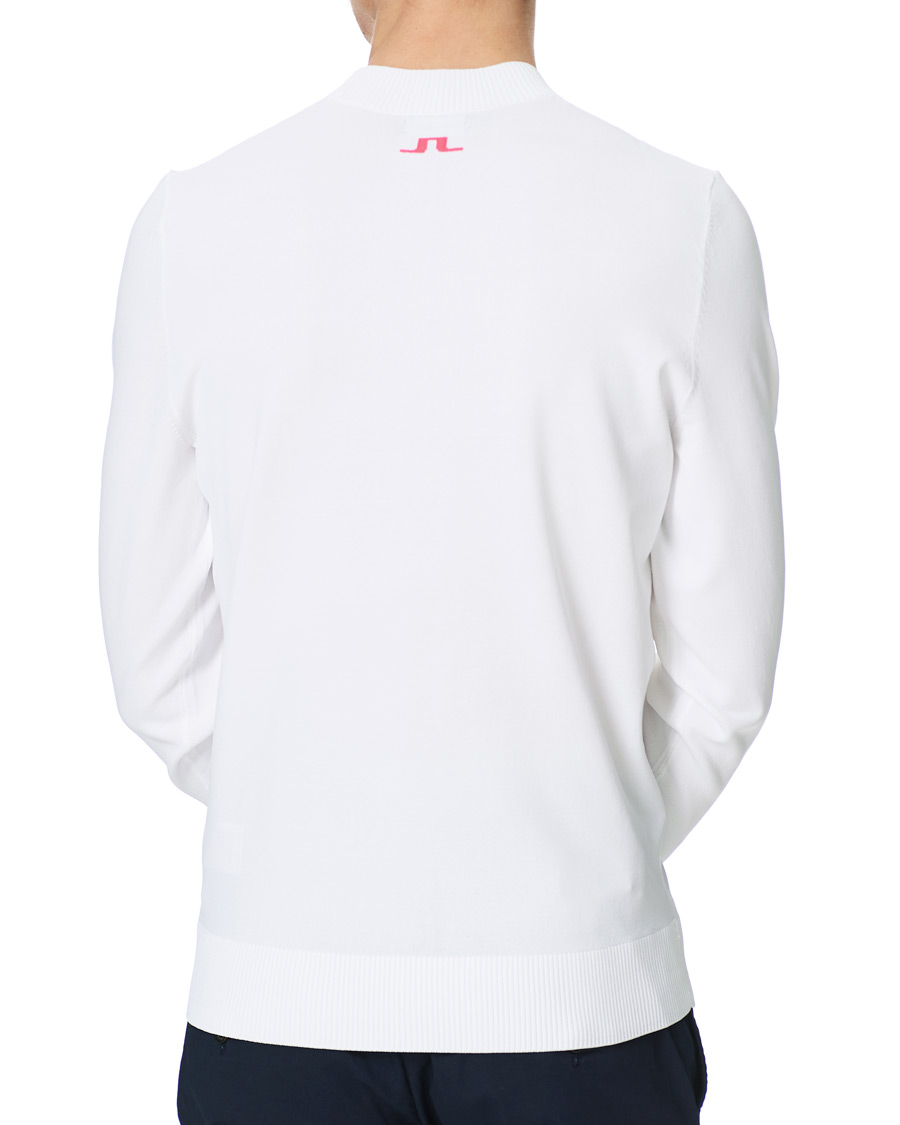 Men | Sweaters & Knitwear | J.Lindeberg | Gus Golf Sweater White