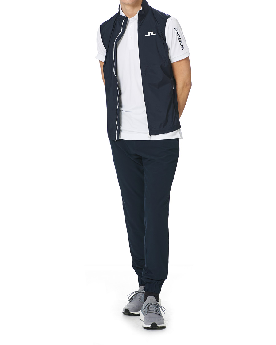 Men | Trousers | J.Lindeberg | Cuff Jogger Golf Pants JL Navy