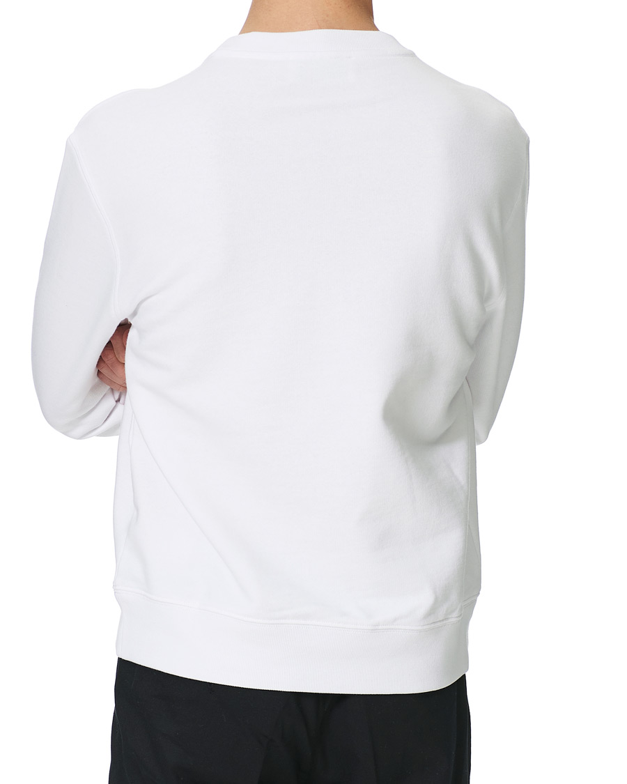 Men | Sweaters & Knitwear | Lanvin | Embroidered Logo Sweatshirt White