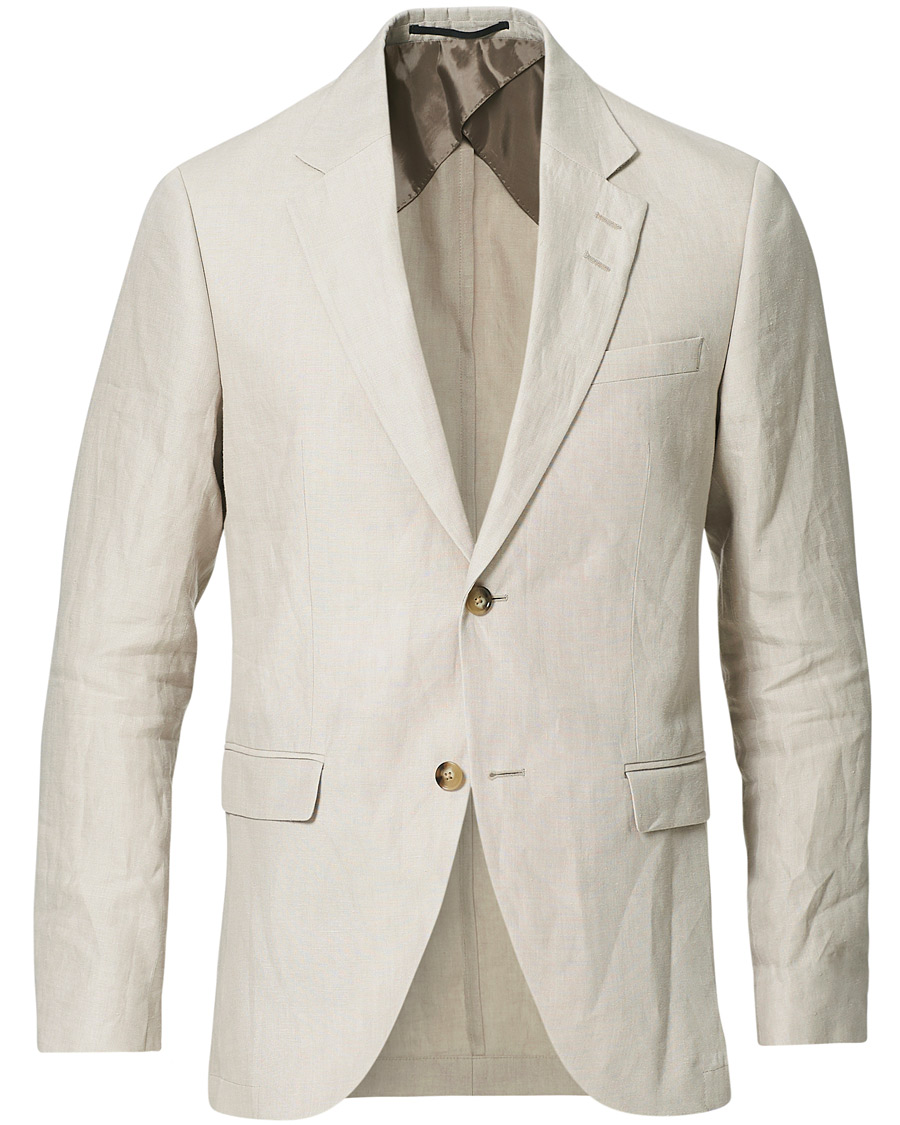 Men | Blazers | Tiger of Sweden | Jamonte Linen Blazer Dove Grey