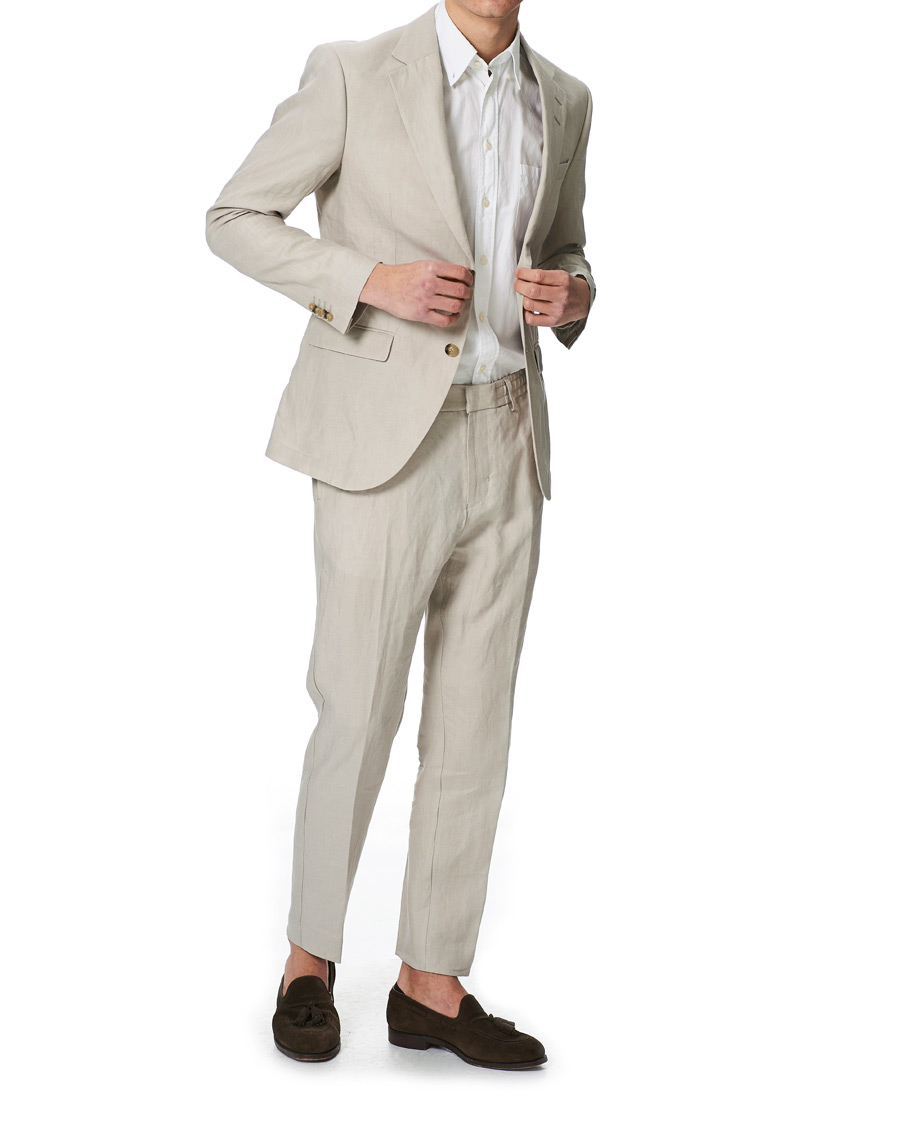 Men | Blazers | Tiger of Sweden | Jamonte Linen Blazer Dove Grey