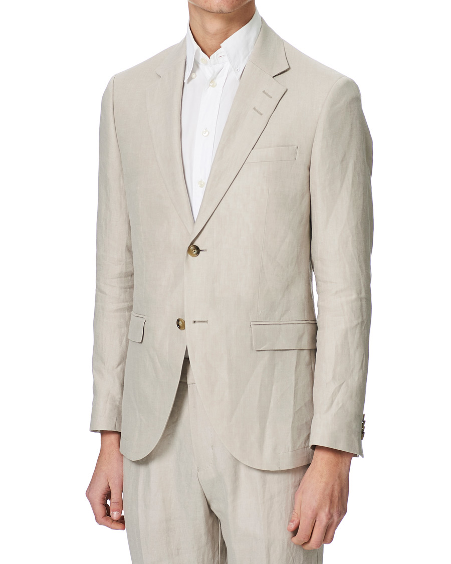 Men | Blazers | Tiger of Sweden | Jamonte Linen Blazer Dove Grey