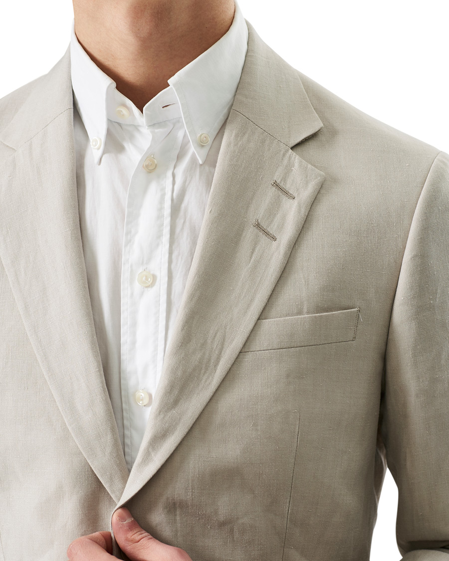 Men | Blazers | Tiger of Sweden | Jamonte Linen Blazer Dove Grey