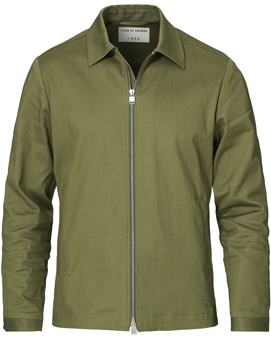 Men | Shirts | Tiger of Sweden | Maddon Jacket Light Khaki