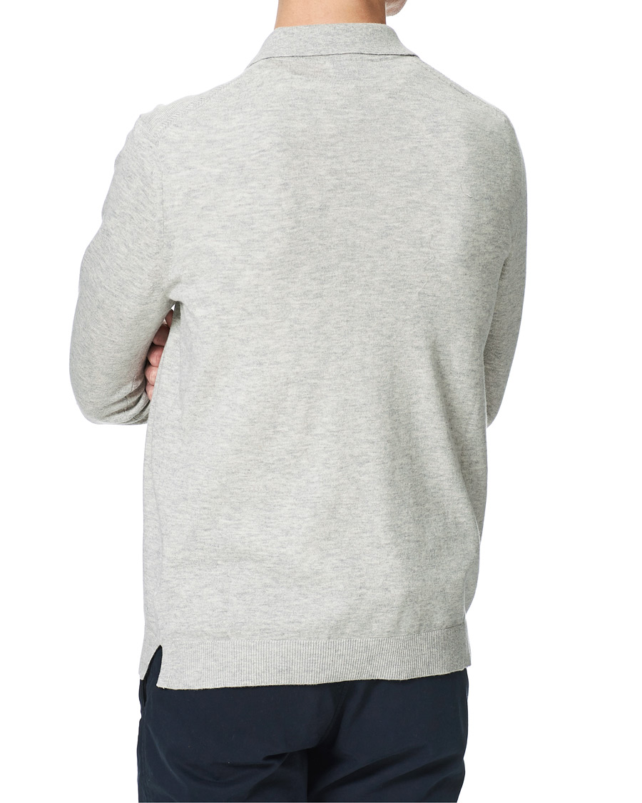 Men | Sweaters & Knitwear | Tiger of Sweden | Orbit Merino Wool Half Zip Med Grey Mel