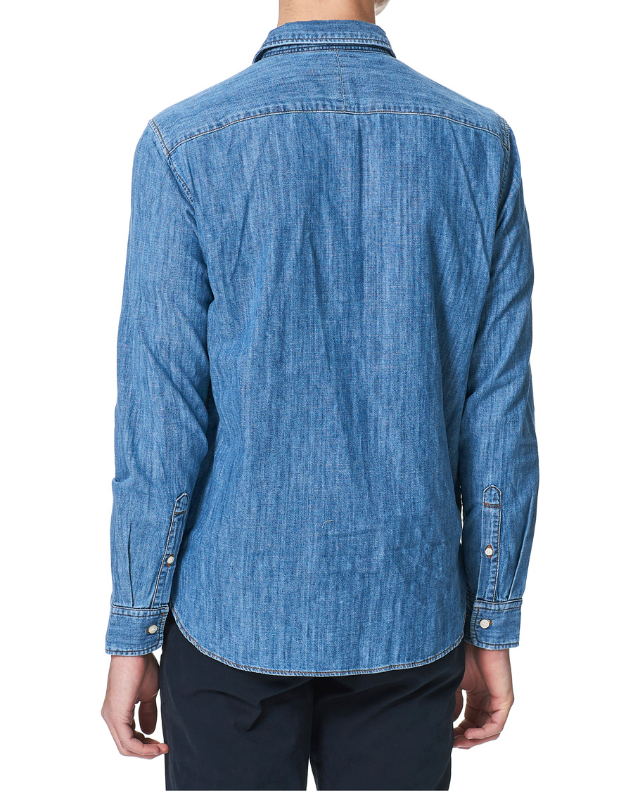 Men | Shirts | Tiger of Sweden | Benjad Denim Shirt Light Blue