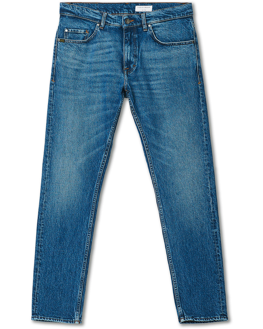 Men | Jeans | Tiger of Sweden | Pistolero Stretch Cotton Jeans Royal Blue