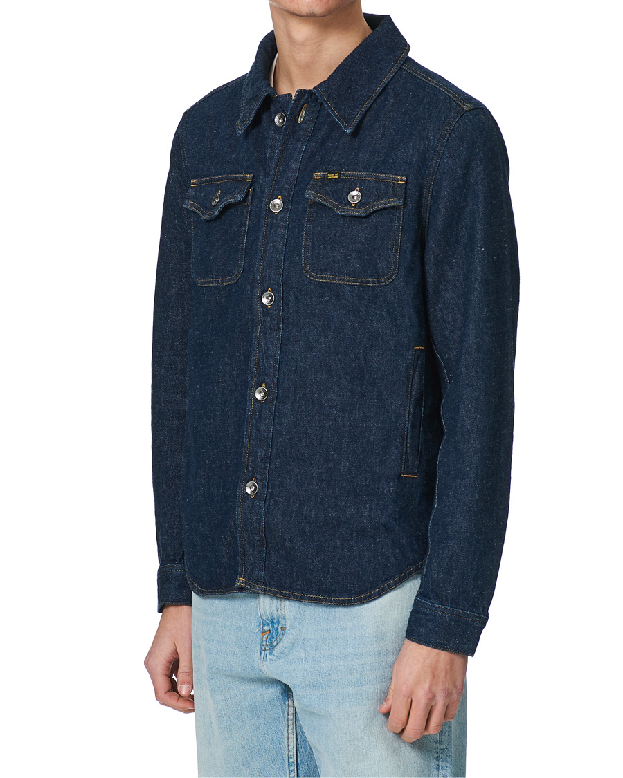 Men | Coats & Jackets | Tiger of Sweden | Get Organic Cotton Denim Jacket Midnight Blue