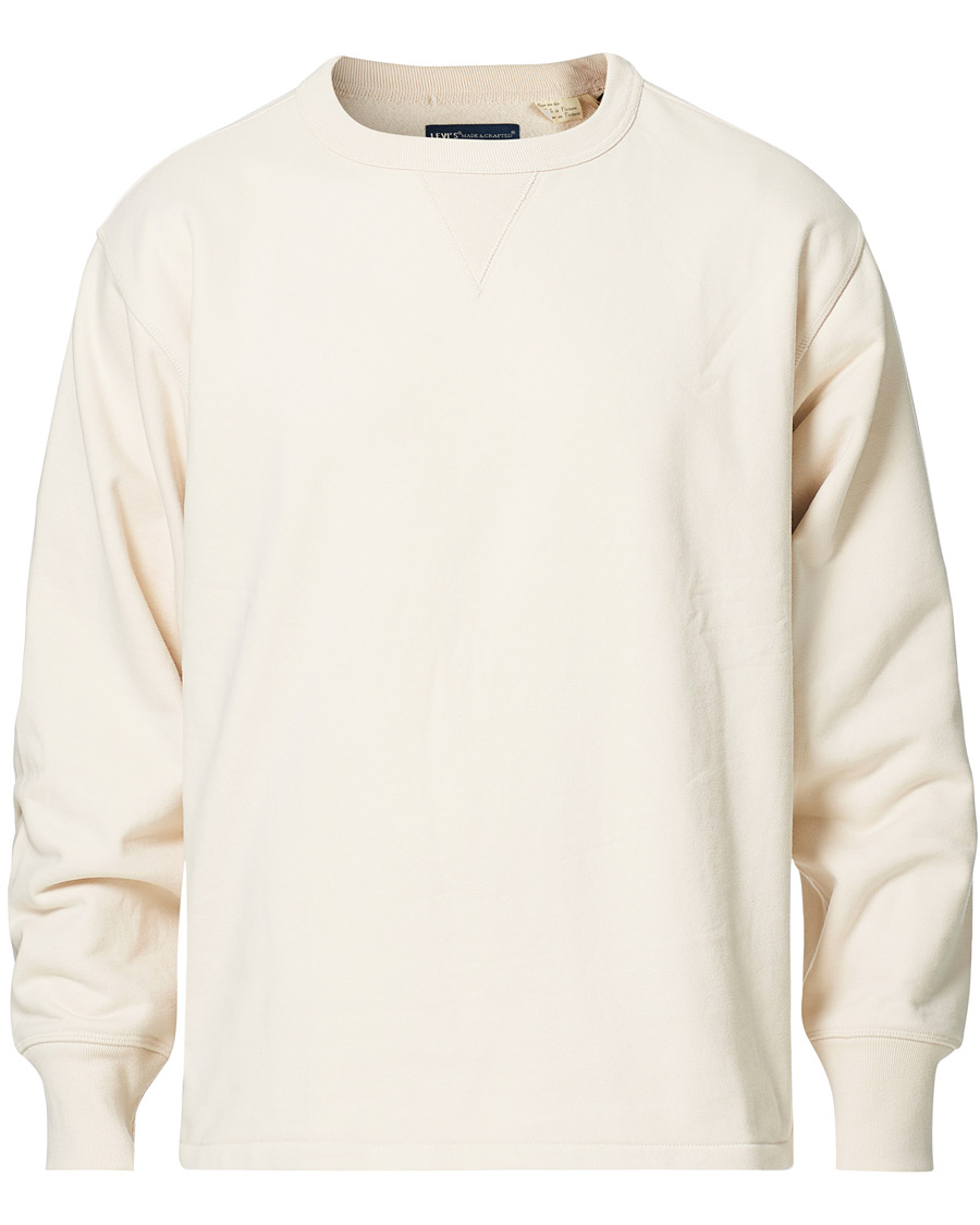 Men | Sweaters & Knitwear | Levi's Made & Crafted | Crew Neck Sweatshirt Oatmeal