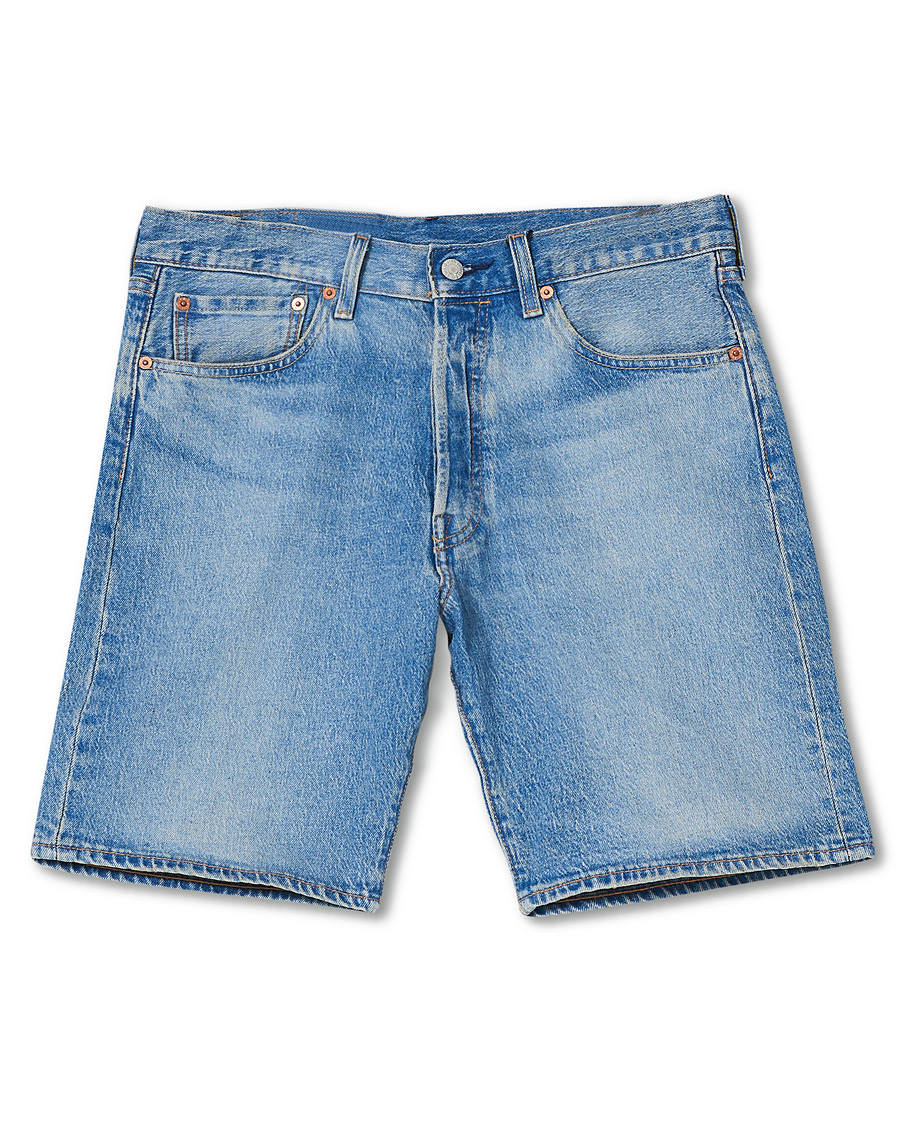 Men | Shorts | Levi's | 501 Denim Stretch Shorts Mountain Life