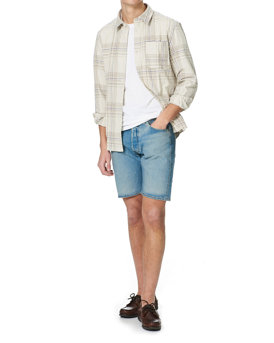 Men | Shorts | Levi's | 501 Denim Stretch Shorts Mountain Life