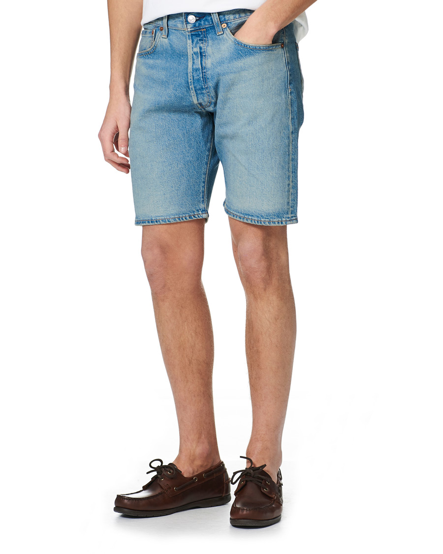 Men | Shorts | Levi's | 501 Denim Stretch Shorts Mountain Life