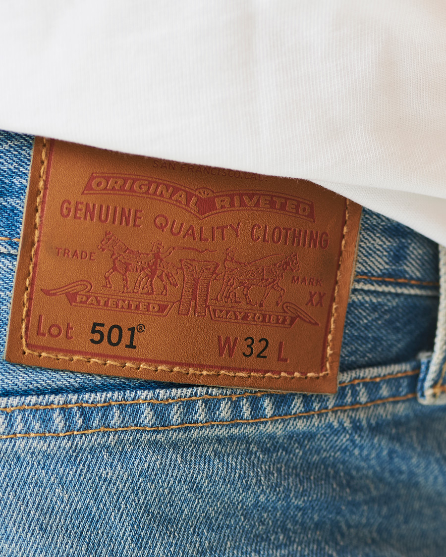Men | Shorts | Levi's | 501 Denim Stretch Shorts Mountain Life