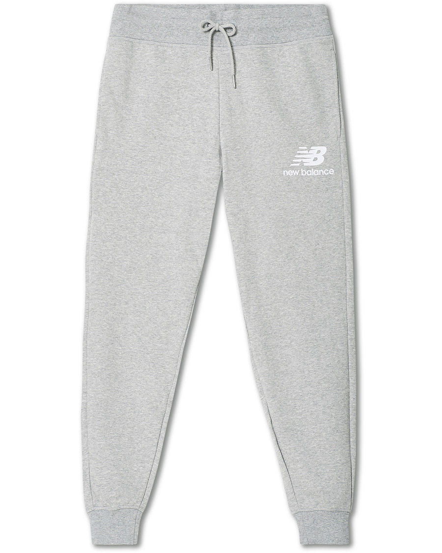 Men | Trousers | New Balance | NB Essentials Stacked Logo Sweatpant Athletic Grey