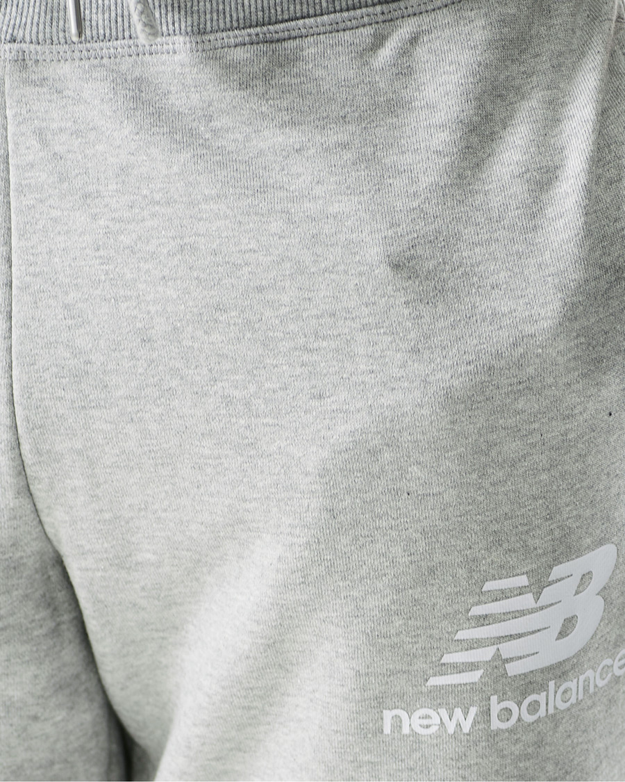Men | Trousers | New Balance | NB Essentials Stacked Logo Sweatpant Athletic Grey