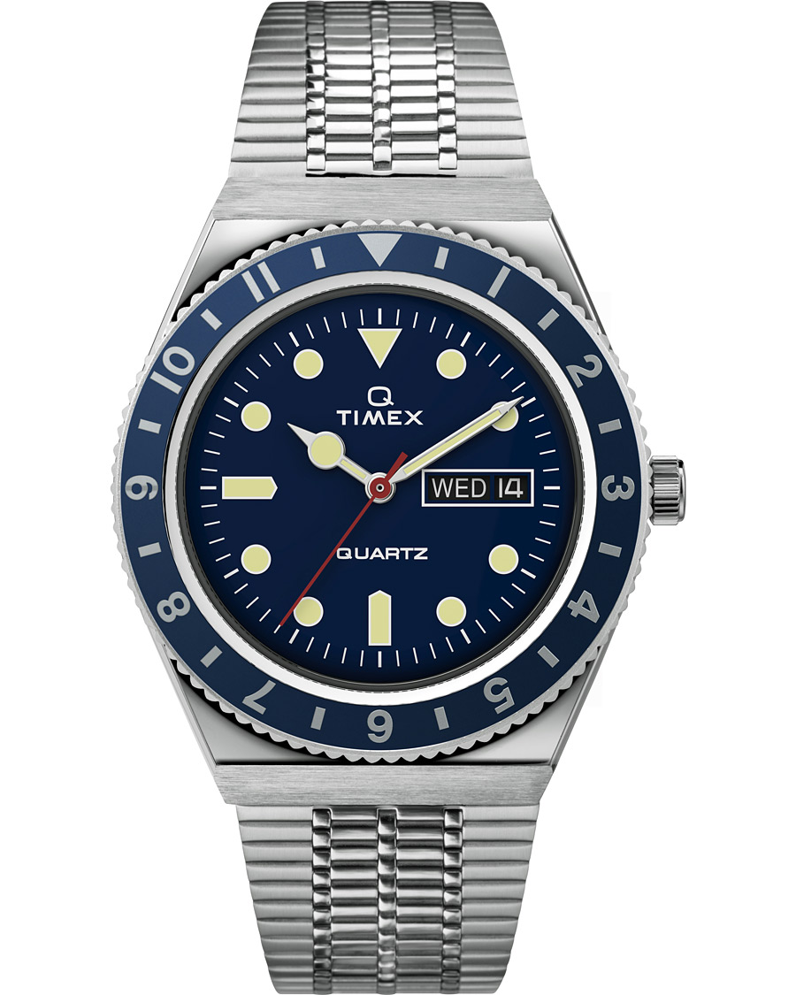 Men | Timex Q Reissue 1979 Steel/Blue | Timex | Q Reissue 1979 Steel/Blue