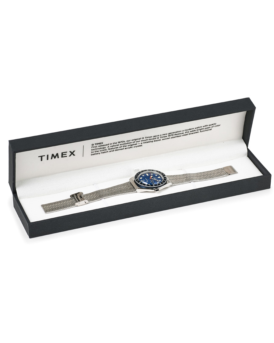 Men | Timex Q Reissue 1979 Steel/Blue | Timex | Q Reissue 1979 Steel/Blue