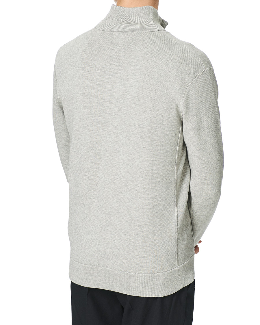 Men | Sweaters & Knitwear | NN07 | Luis Knitted Full-Zip Sweater Light Grey Melange
