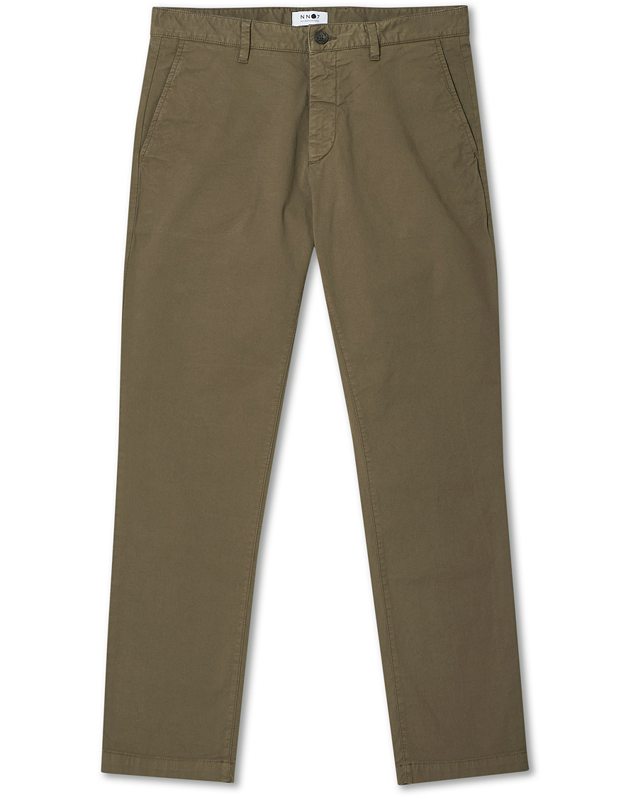 Men | Trousers | NN07 | Karl Regular Fit Poplin Chinos Clay