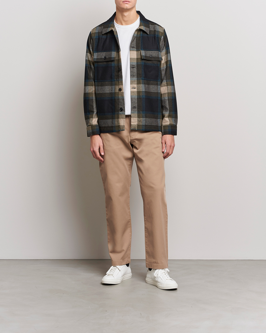 Men | Trousers | NN07 | Alex Straight Fit Cotton Chinos Khaki
