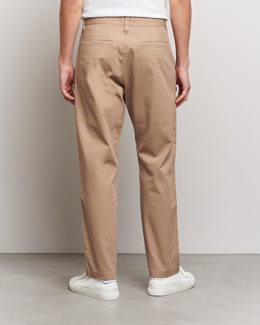 Men | Trousers | NN07 | Alex Straight Fit Cotton Chinos Khaki