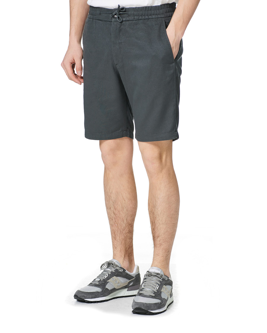 Men | Shorts | NN07 | Seb Tencel Drawstring Shorts Concrete