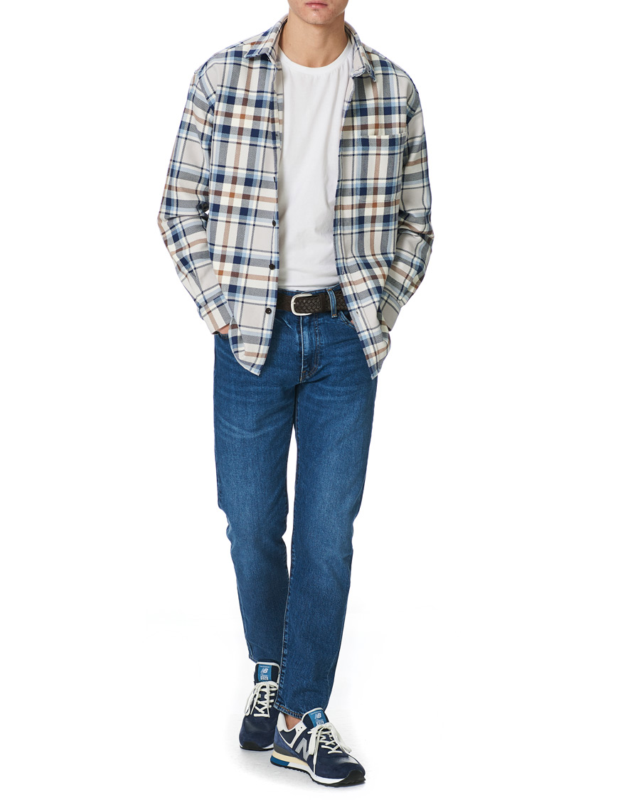 Men | Shirts | NN07 | Deon Overshirt Blue Check