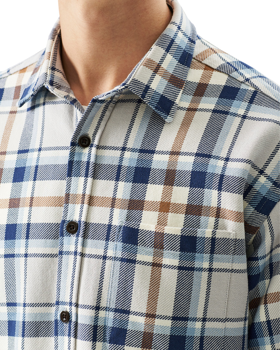 Men | Shirts | NN07 | Deon Overshirt Blue Check