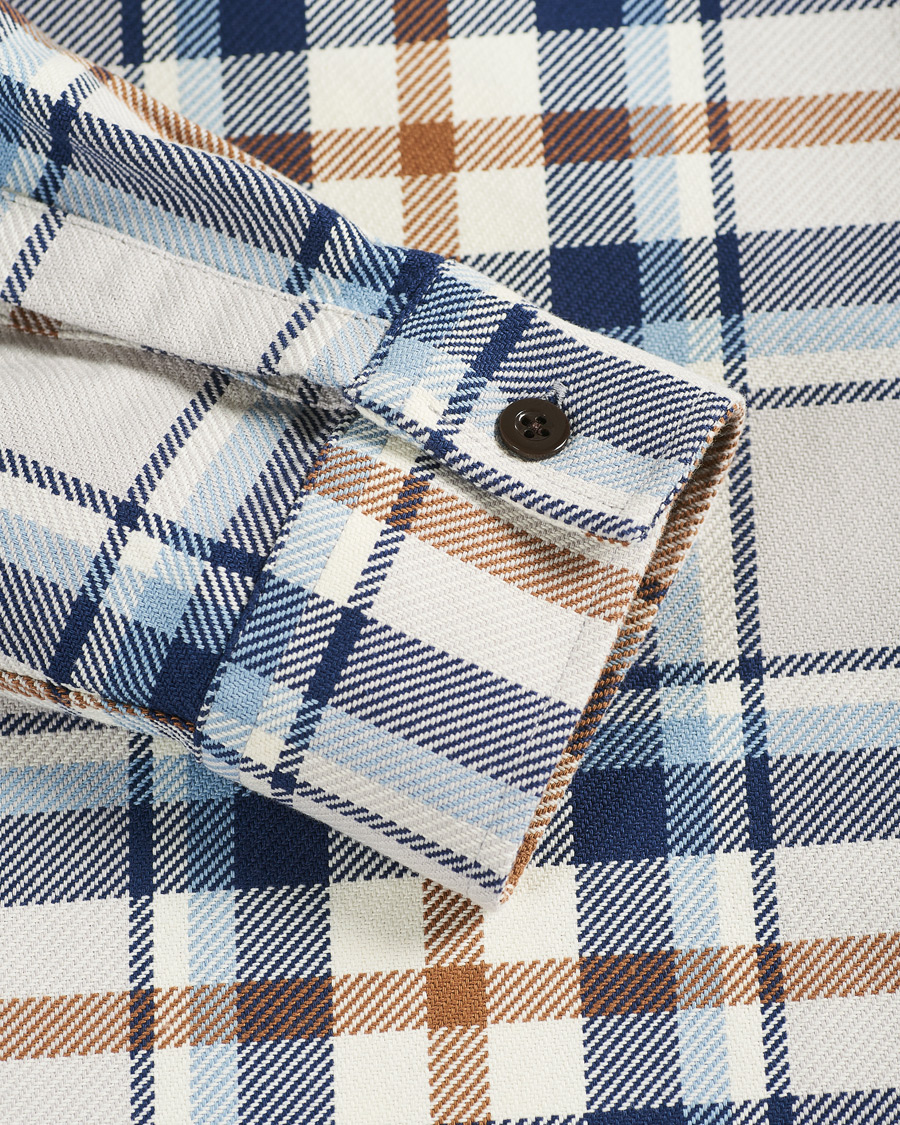 Men | Shirts | NN07 | Deon Overshirt Blue Check