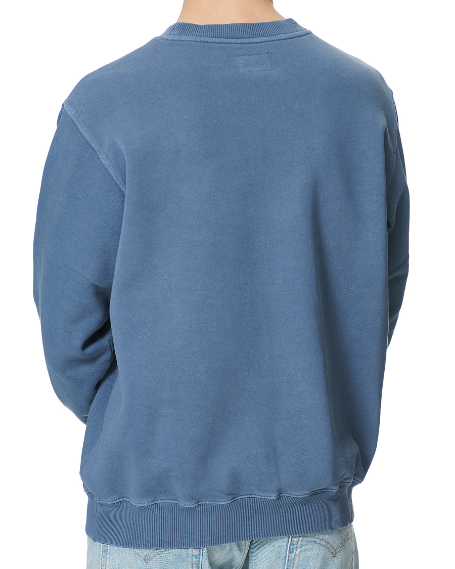 Men | Sweaters & Knitwear | Nudie Jeans | Lasse Drink Sweatshirt 50's Blue