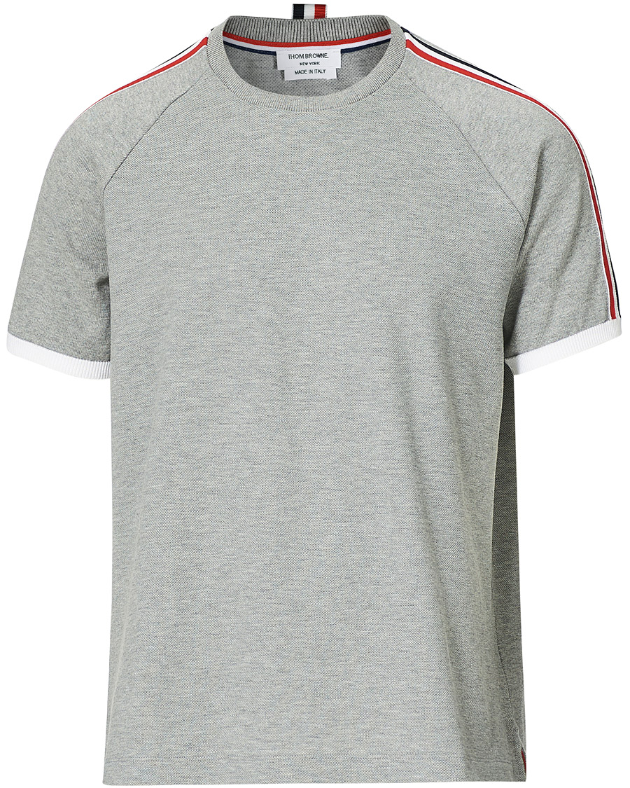 Men | T-Shirts | Thom Browne | Raglan Sleeve T-Shirt Light Grey