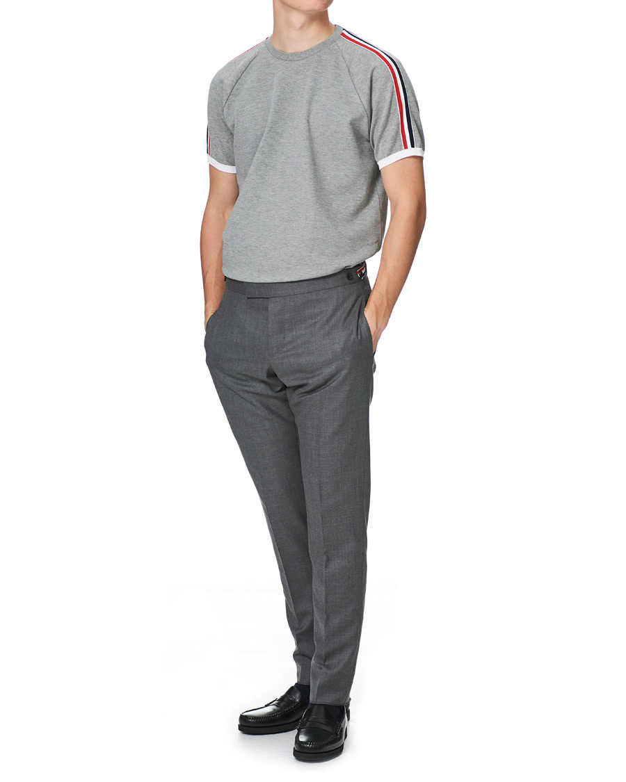Men | T-Shirts | Thom Browne | Raglan Sleeve T-Shirt Light Grey