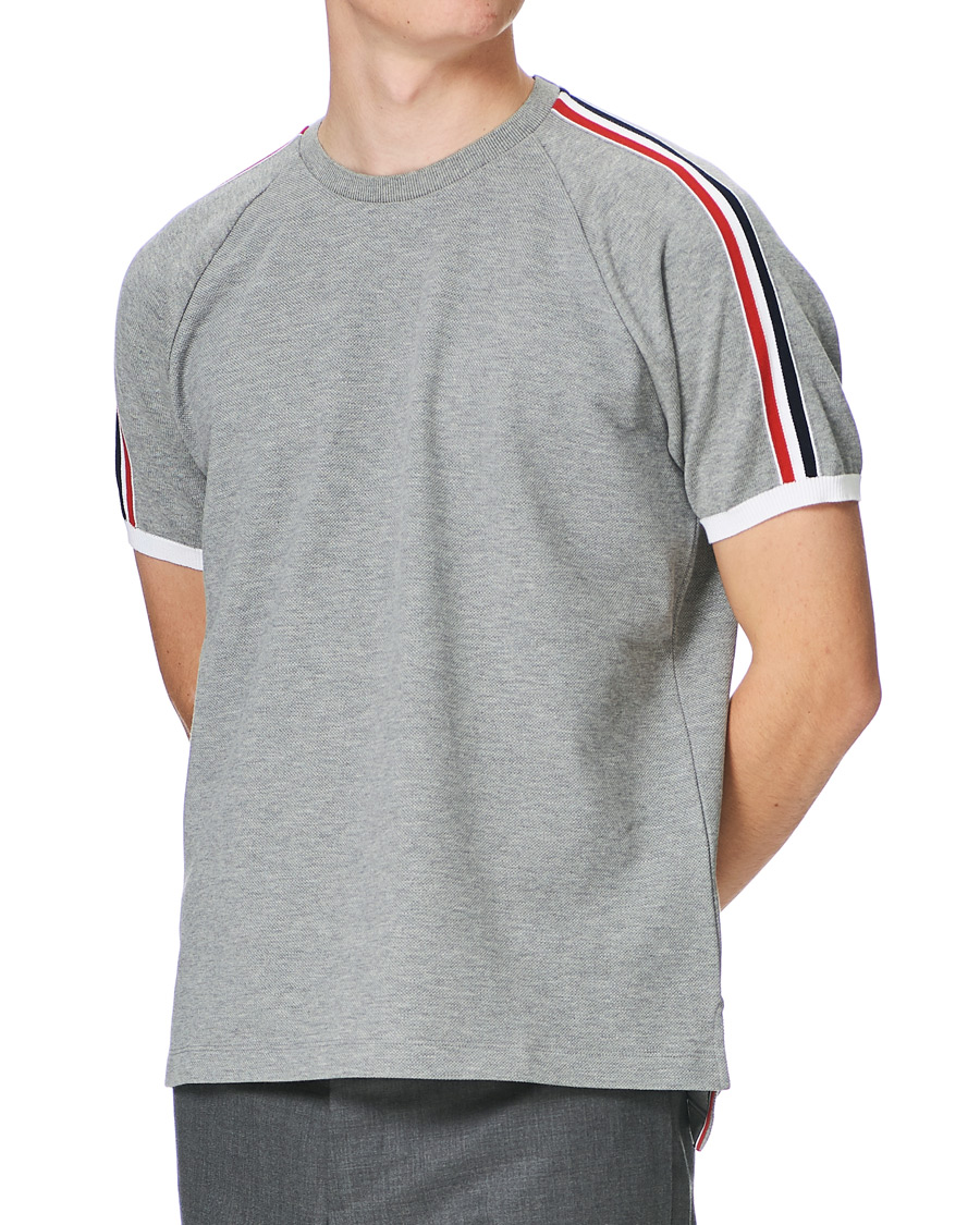 Men | T-Shirts | Thom Browne | Raglan Sleeve T-Shirt Light Grey