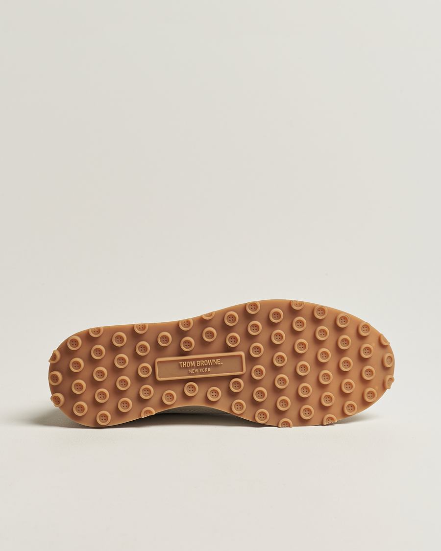 Men | Sneakers | Thom Browne | Tech Runner Suede Sneakers White