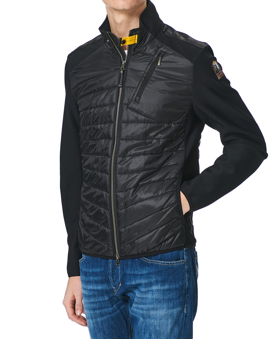 Men | Sweaters & Knitwear | Parajumpers | Jayden Mesh Hybrid Jacket Black