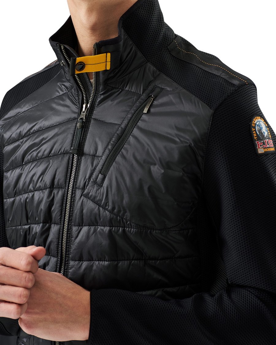 Men | Sweaters & Knitwear | Parajumpers | Jayden Mesh Hybrid Jacket Black