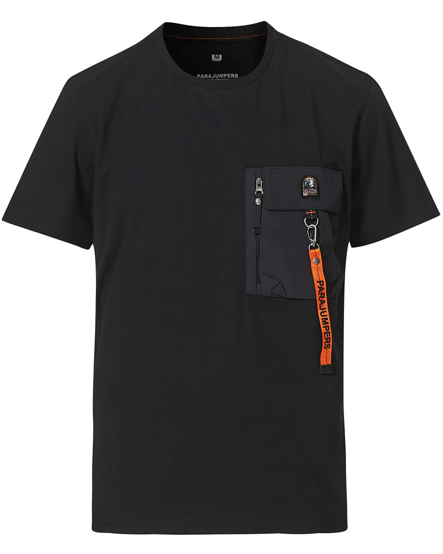 Men | T-Shirts | Parajumpers | Mojave Pocket Crew Neck Tee Black