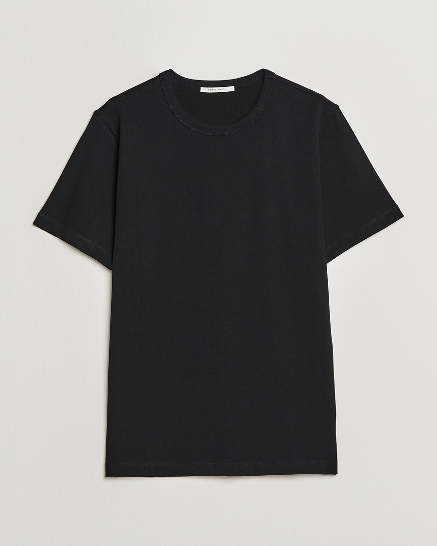 Men | T-Shirts | A Day's March | Heavyweight T-Shirt Black