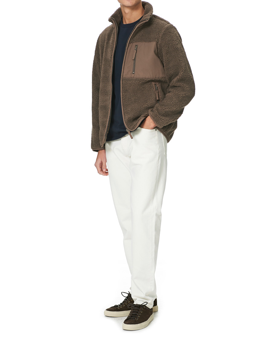 Men | Sweaters & Knitwear | A Day's March | Granån Recycled Fleece Jacket Mole