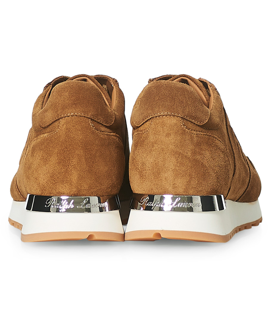 Men | Ralph Lauren Purple Label Ethan Running Sneakers Brown Suede | Ralph Lauren Purple Label | Ethan Running Sneakers Brown Suede