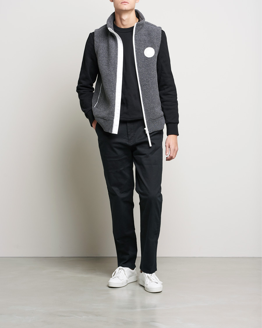 Men | Coats & Jackets | Canada Goose | Mersey Fleece Vest Quarry Grey