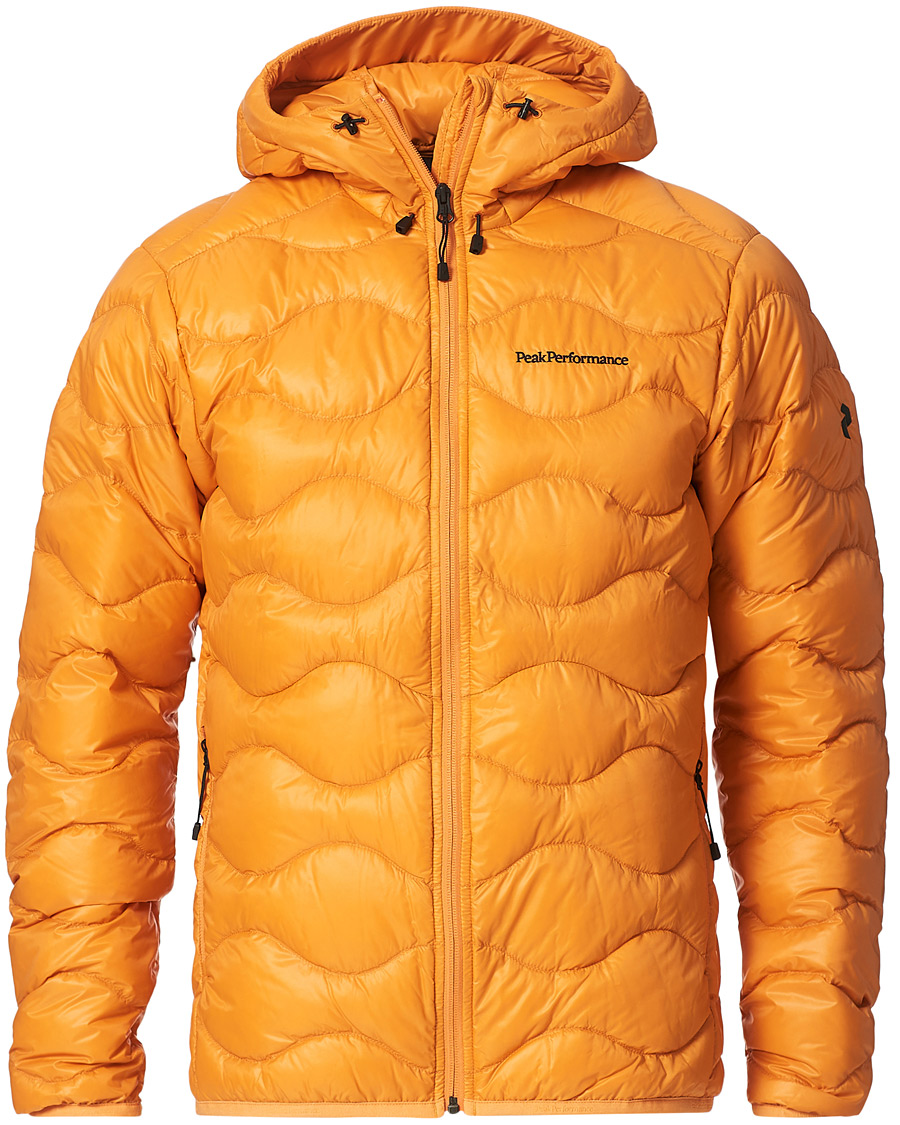 Men | Coats & Jackets | Peak Performance | Helium Hooded Jacket Orange Flare