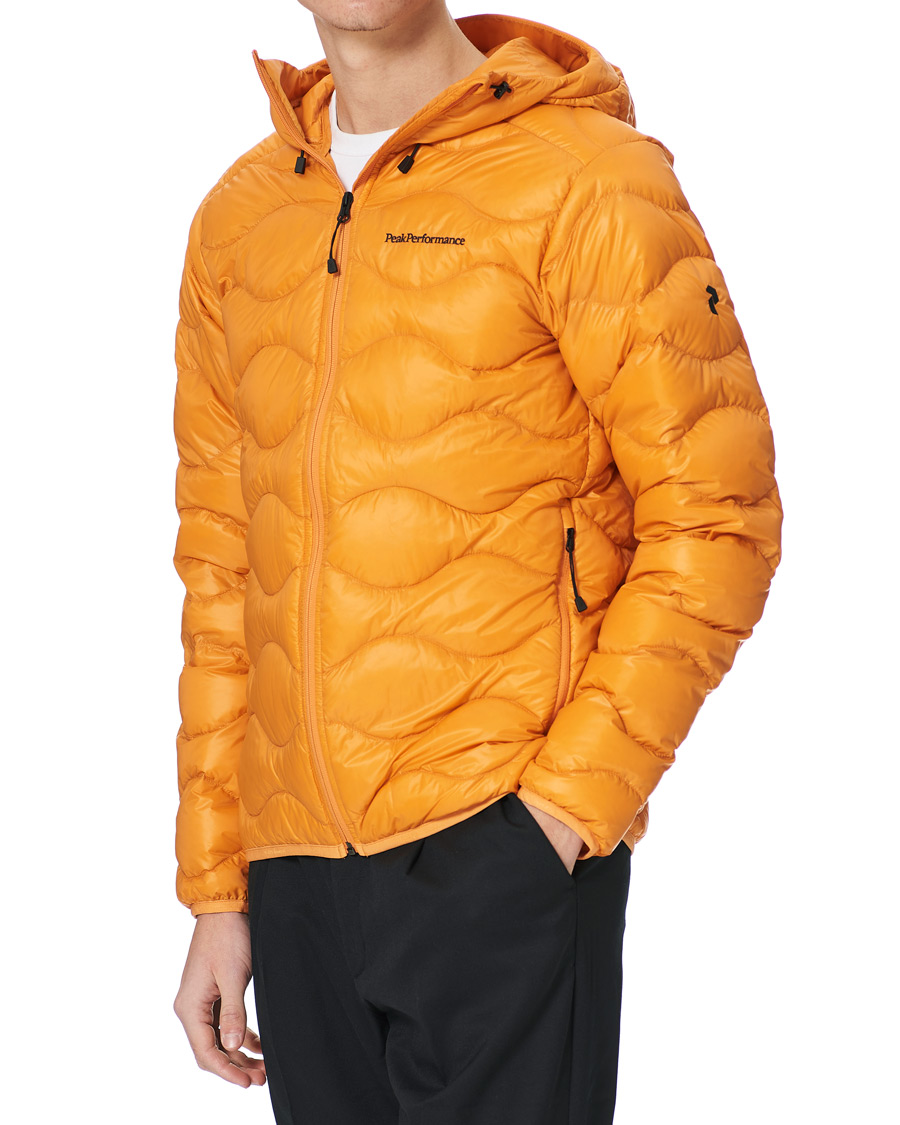 Men | Coats & Jackets | Peak Performance | Helium Hooded Jacket Orange Flare