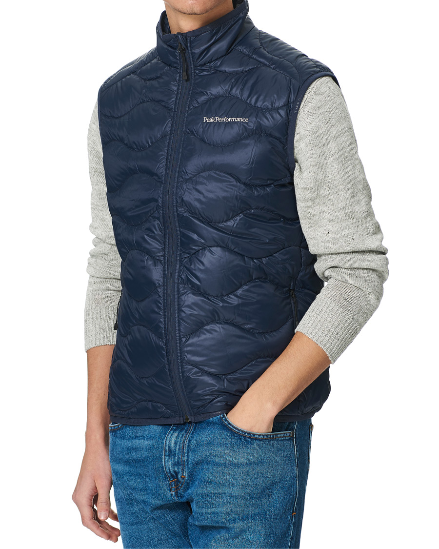 Men | Coats & Jackets | Peak Performance | Helium Vest Blue Shadow