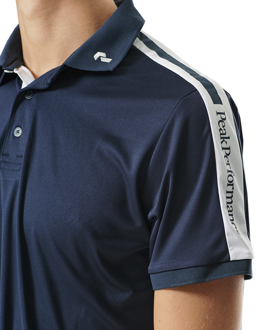 Men | Polo Shirts | Peak Performance | Player Polo Blue Shadow