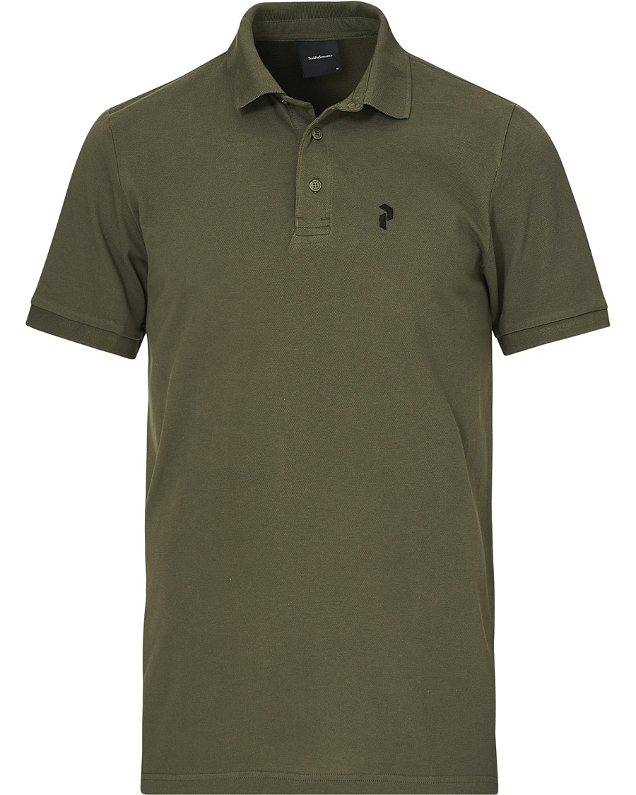 Men | Polo Shirts | Peak Performance | Classic Polo Pine Neddle
