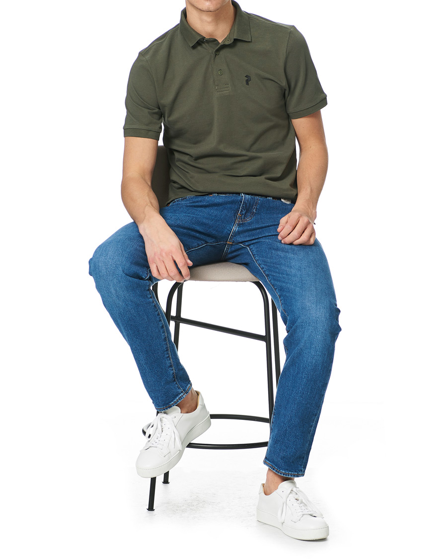 Men | Polo Shirts | Peak Performance | Classic Polo Pine Neddle