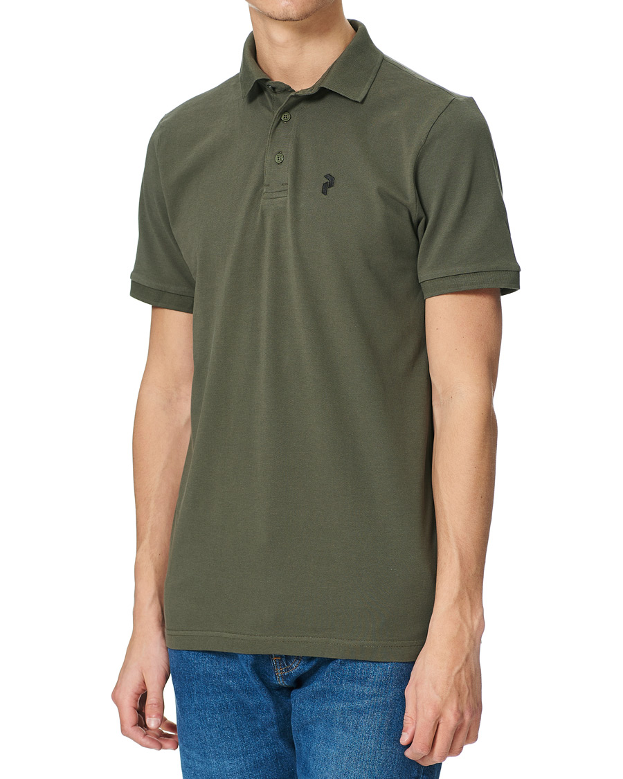 Men | Polo Shirts | Peak Performance | Classic Polo Pine Neddle